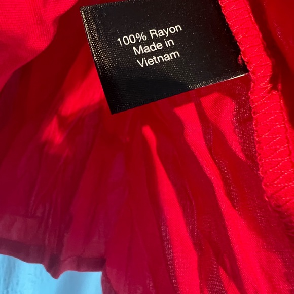 Lane Bryant Blouse Red size 18 - Picture 10 of 10